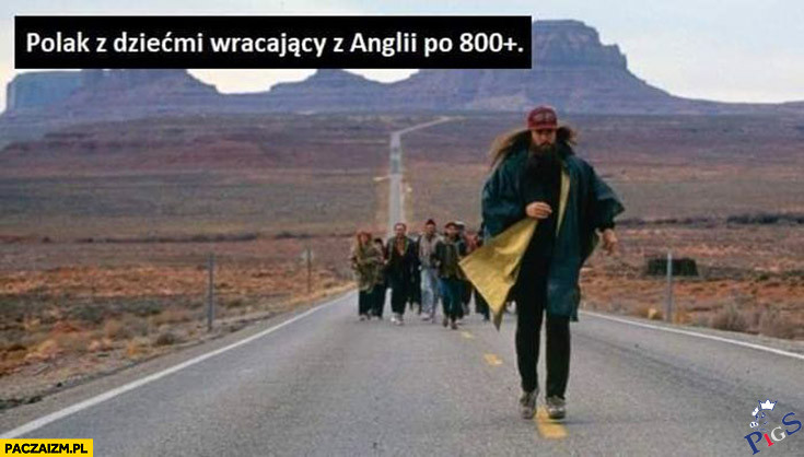 Polak wracajacy z Angli