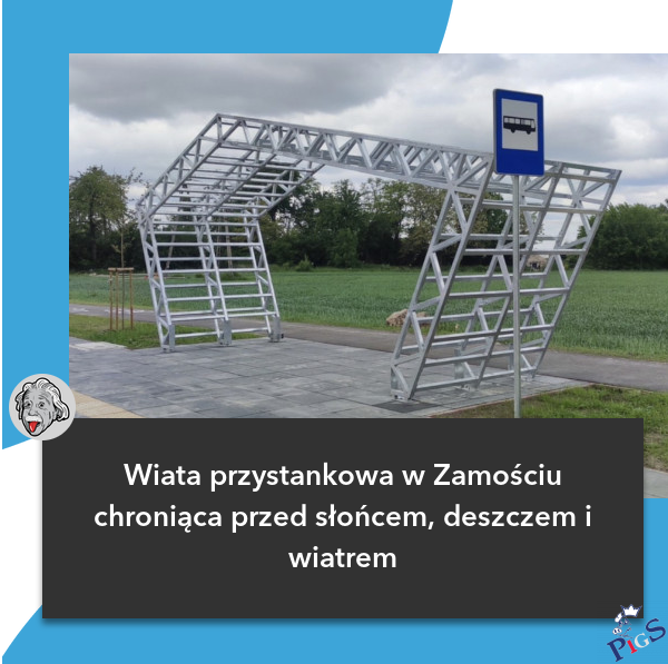 Moze i nie chroni przed sloncem ale za to przed wiatrem i deszczem tez nie