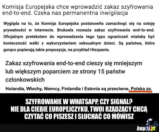 Prywatność nie dla Europejczyka