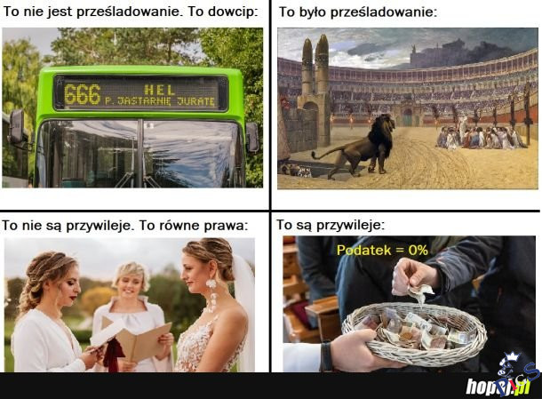 Przesladowani czy rowno traktowani?