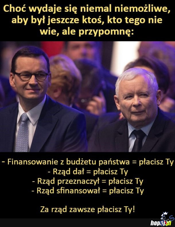Tak na wszelki wypadek przypomnę