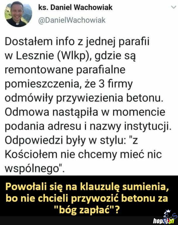 Klauzula sumienia dziala w dwie strony