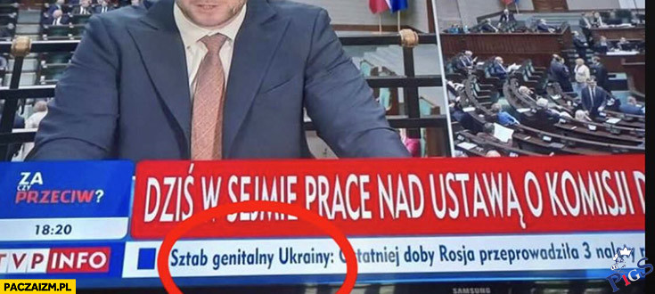 O czym ten paskowy myslal?