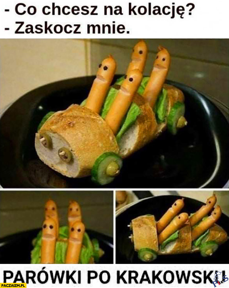 Parowki po krakowsku