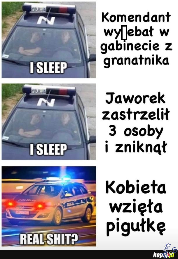 Poważni policjanci zajmują się poważnymi sprawami