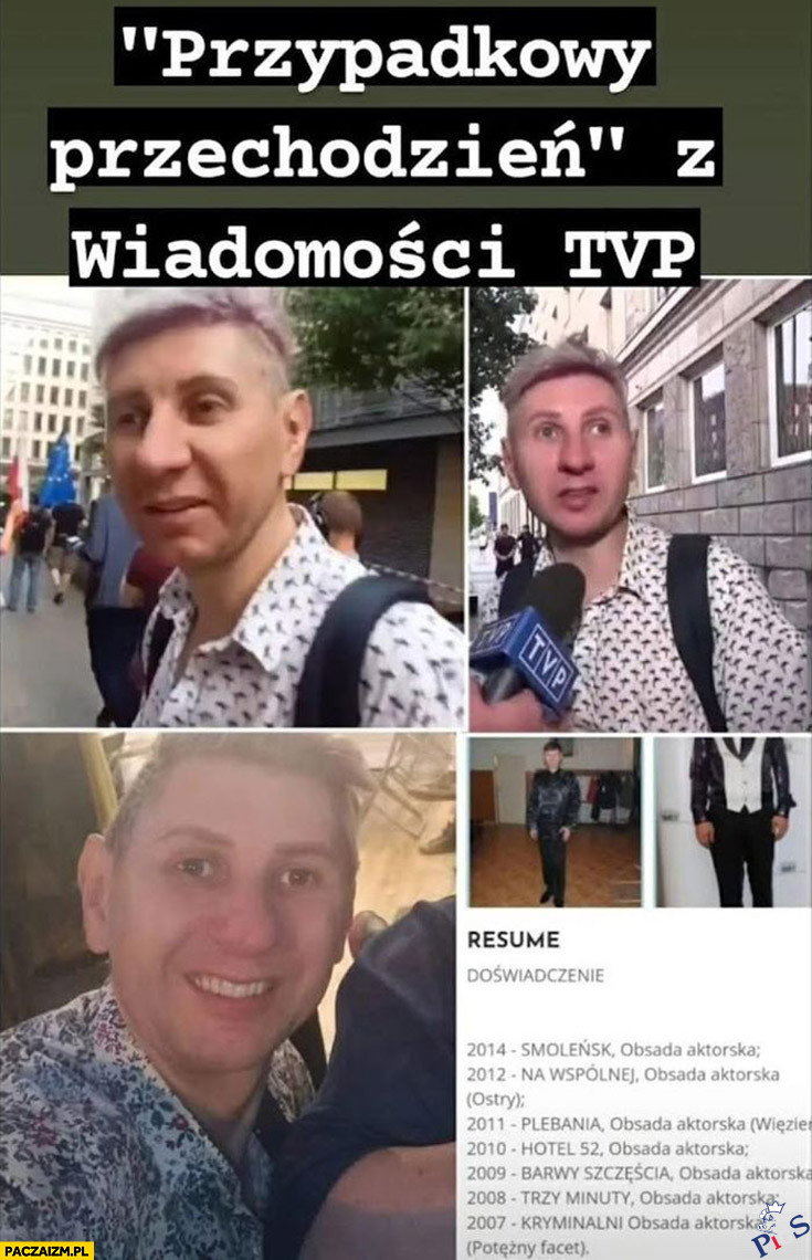 Przypadkowy przechodzien