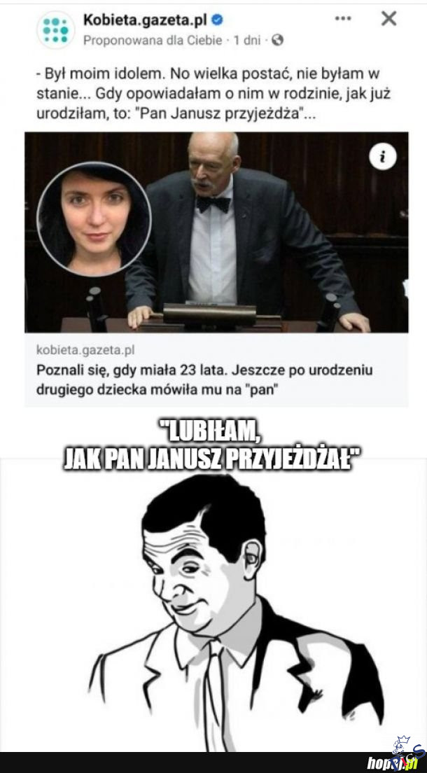 Tak Panie Januszu, oto panskie drugie dziecko