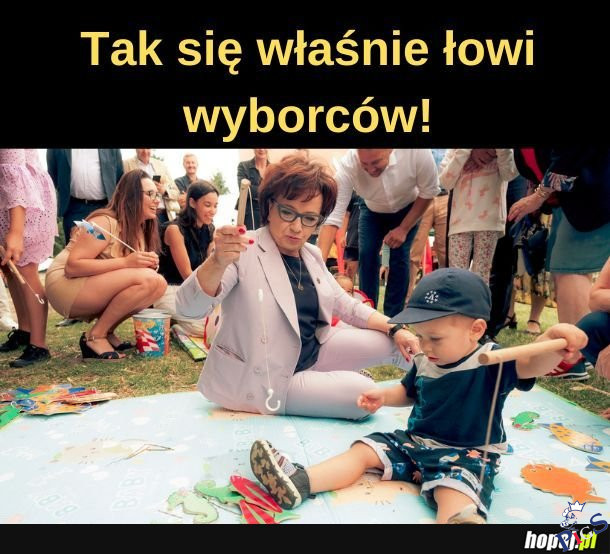 Tak się wlasnie lowi wyborców