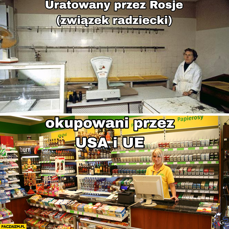 Ten sam sklep, zupelnie inny kraj