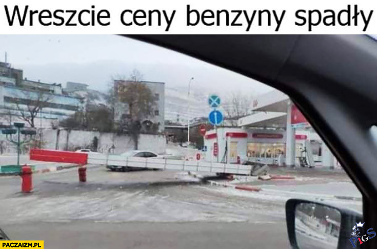 Wreszcie ceny benzyny spadly