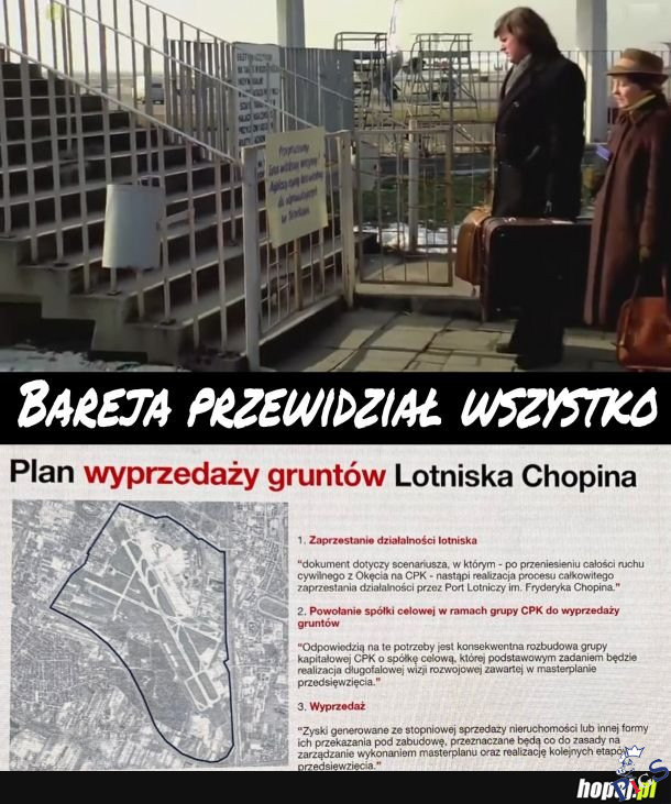 Bareja przewidział wszystko