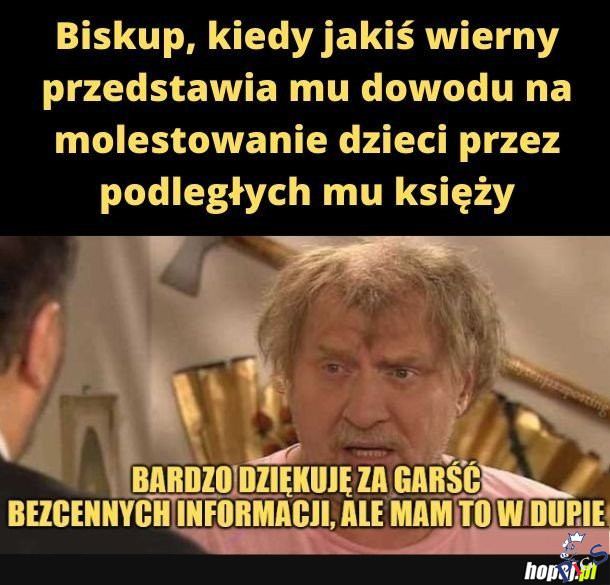 Biskup zainteresowany molestowaniem dzieci