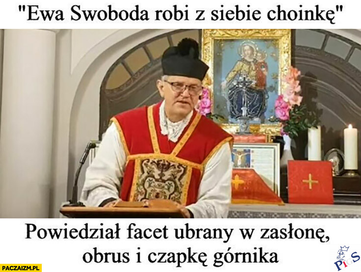 Ewa Swoboda robi z siebie choinkę