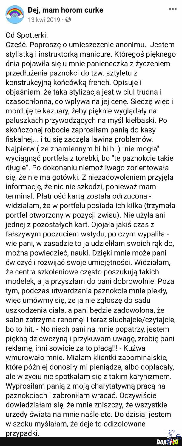 Karynizm. 500+ juz pewnie dawno przepierdolone