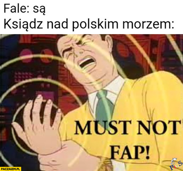 Ksiądz nad polskim morzem
