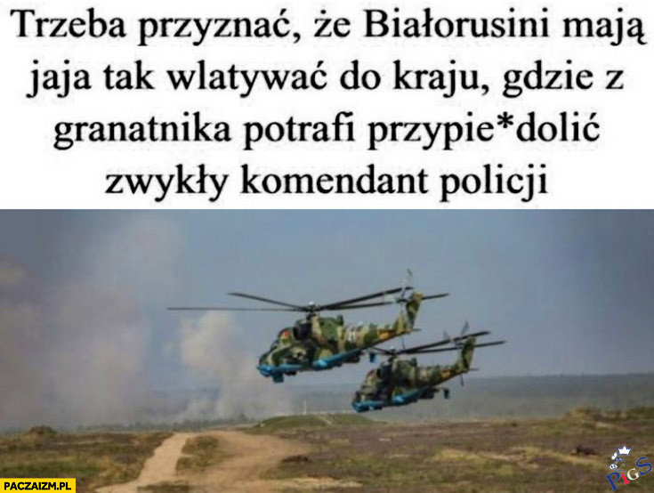 Mają jaja skurwesyny!