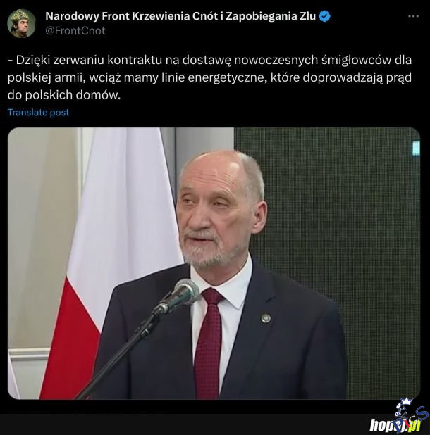 Nie mamy śmigłowców, dzięki czemu mamy jeszcze linie energetyczne