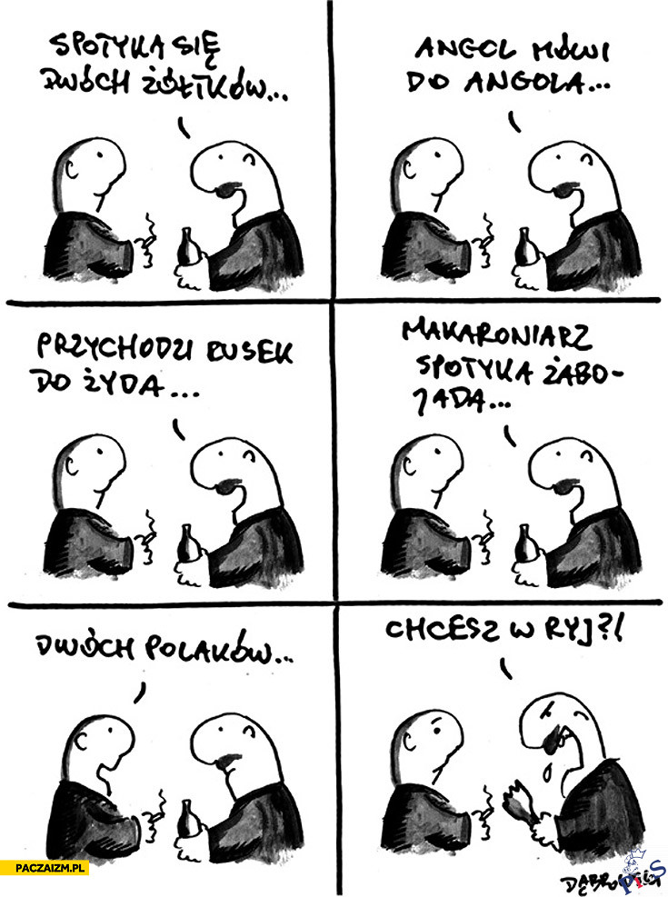 Dyskutuje dwóch bolakuf