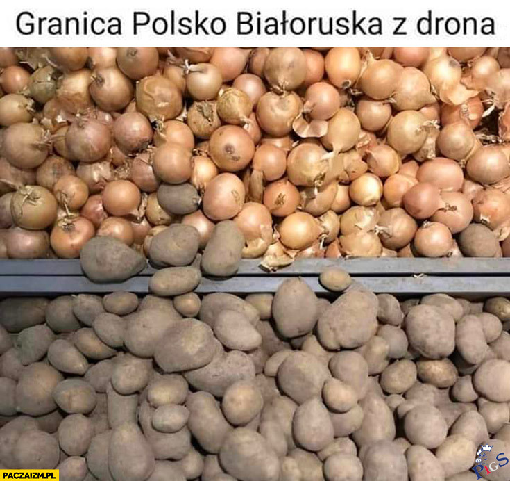 Granica polsko-białoruska z drona