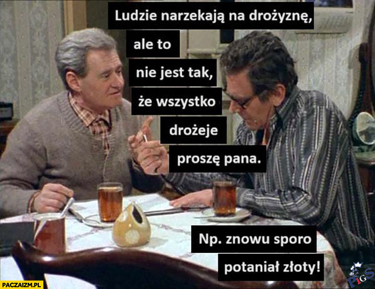 Nie wszystko drożeje