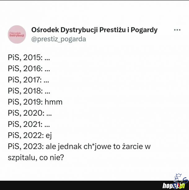 Od razu niech sie też zainteresują wyglądem szpitali