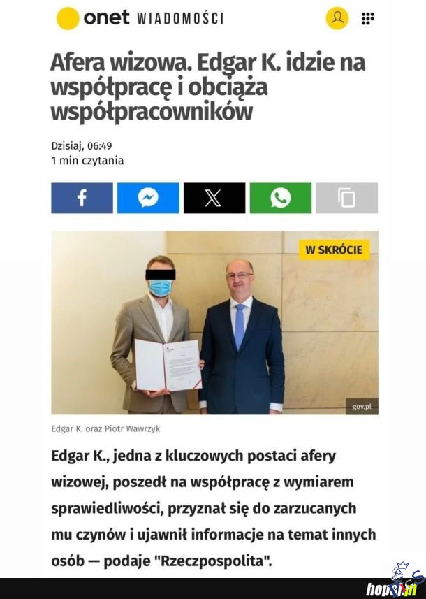 Robi się gorąco.. Oby tylko nie skończył jak Lepper