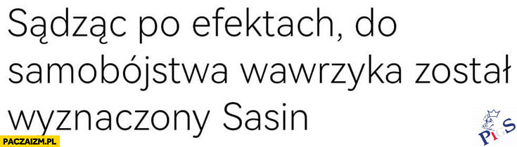 Samobójstwo Wawrzyka