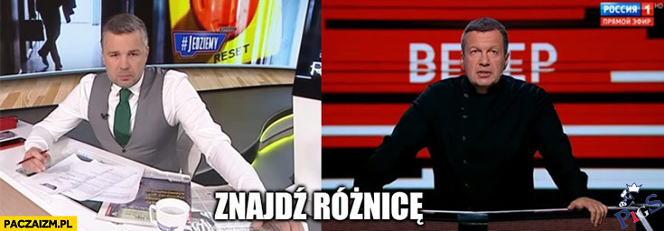 Znajdź różnicę miedzy Polska a Rosja