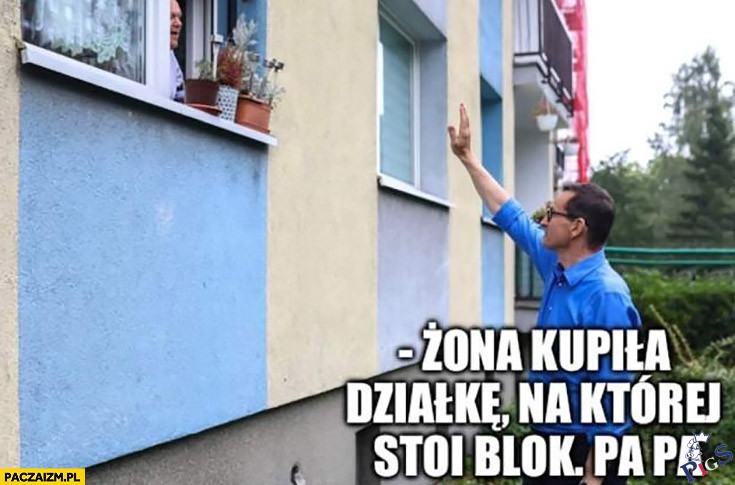 Żona kupiła działkę