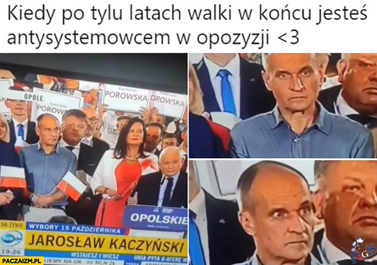 Antysystemowiec w opozycji