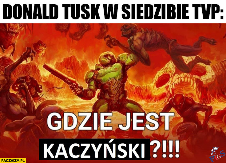 Donald Tusk w siedzibie TVP