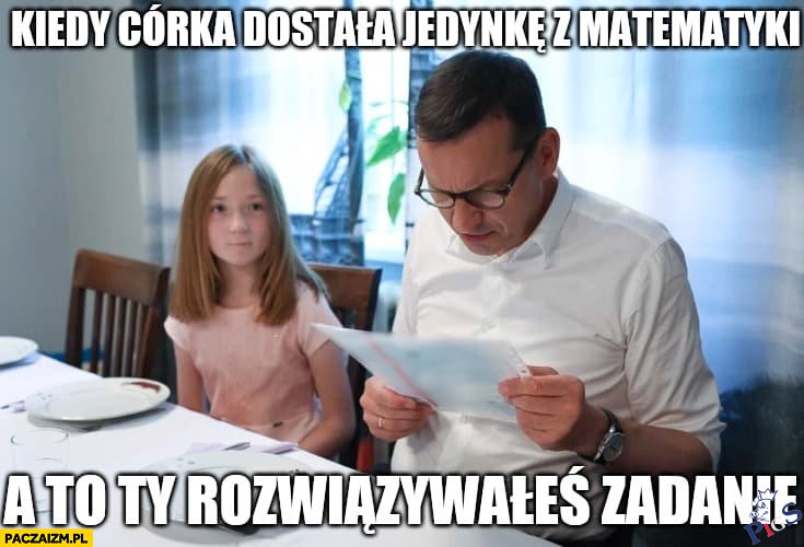 Kiedy córka dostała 1 z matematyki