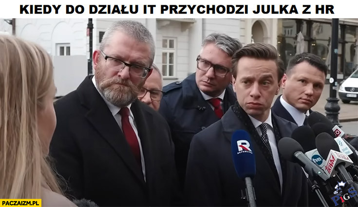 Kiedy do dziau IT przychodzi Julka z HR