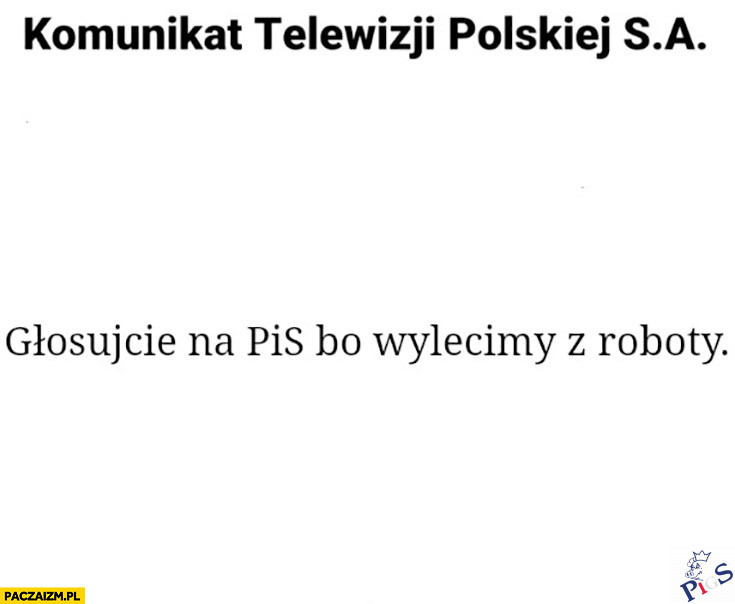 Komunikat TVPiS i spółka