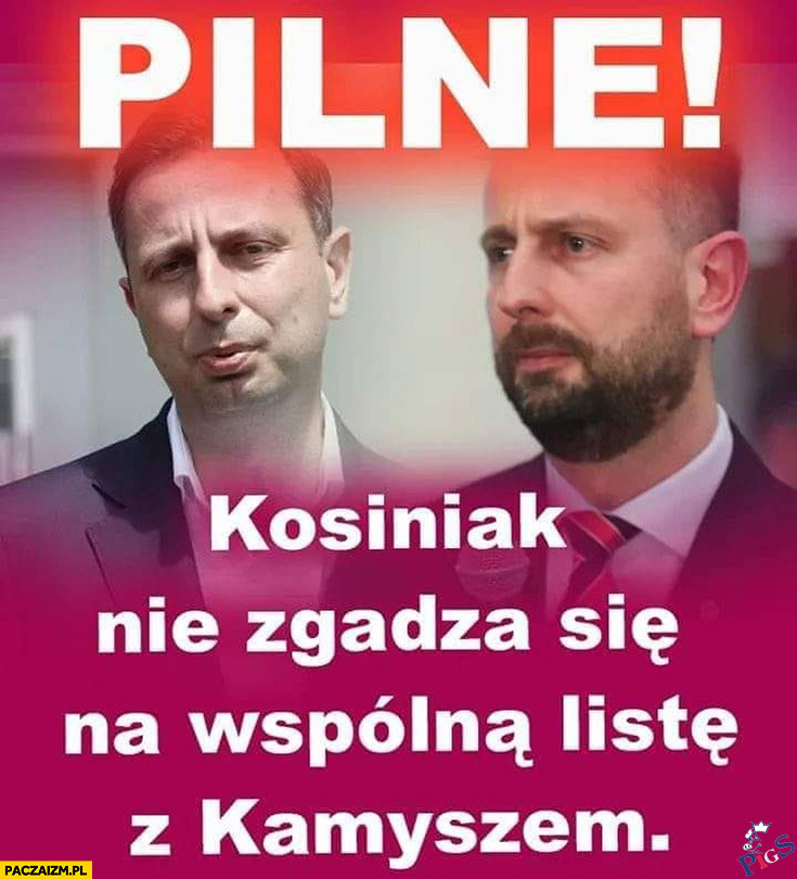 Kosiniak na wspólnej liście