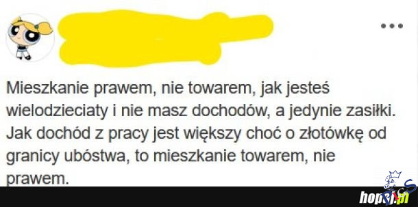Mieszkanie prawem a nie towarem