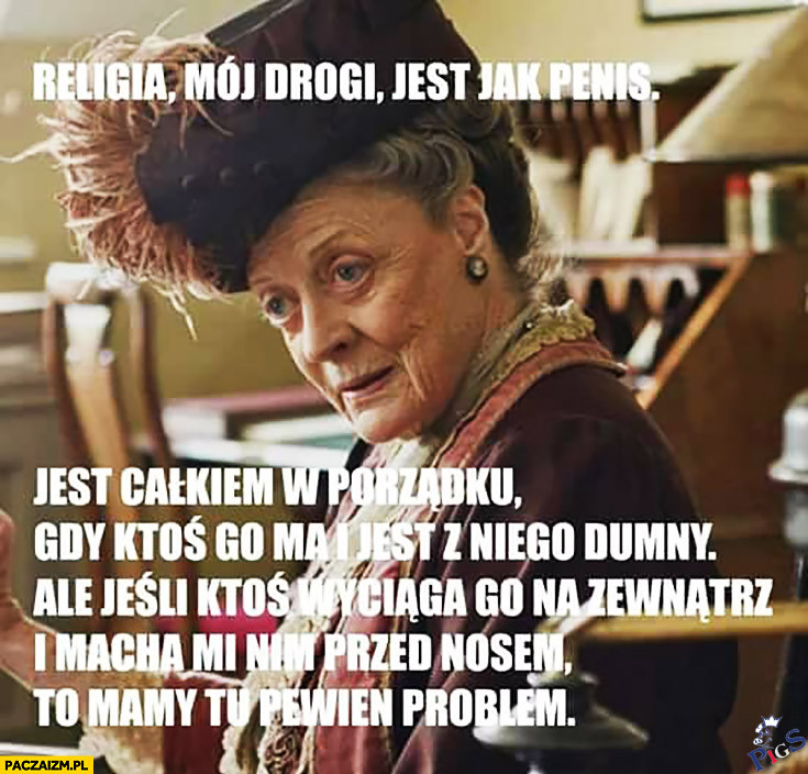 Mądre zdanie o religii