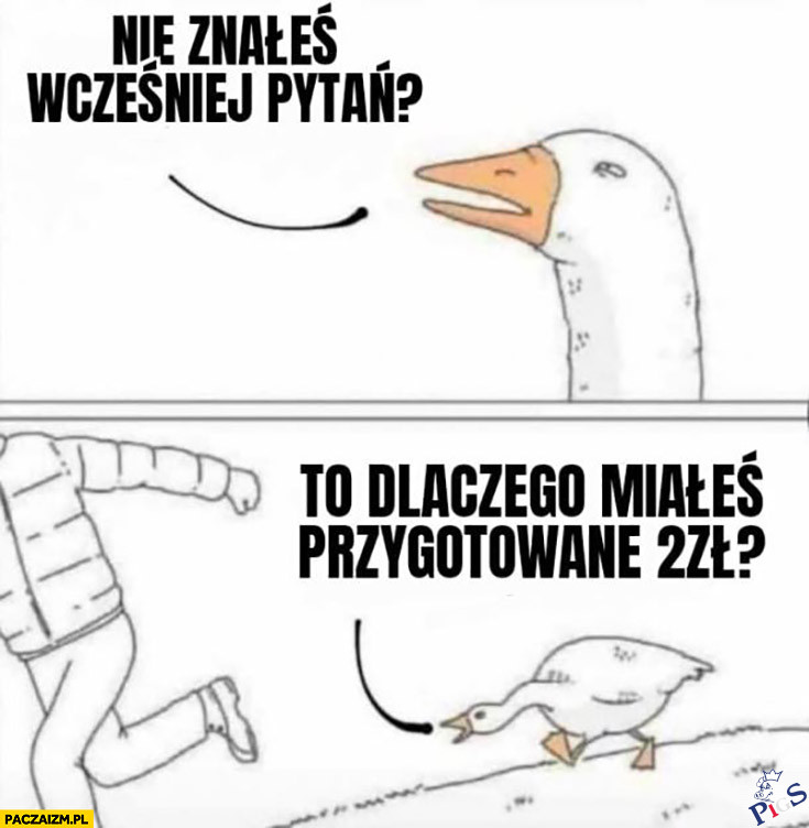 Nie znałeś wcześniej pytań?