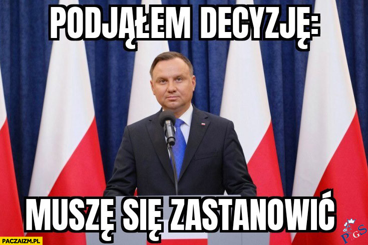 Podjąłem decyzję