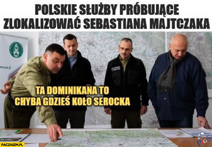 Polskie służby prubujące zlokalizaować Sebastiana Majtczaka