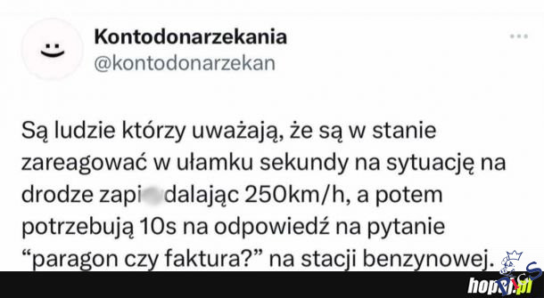Reakcja w ułamku sekundy