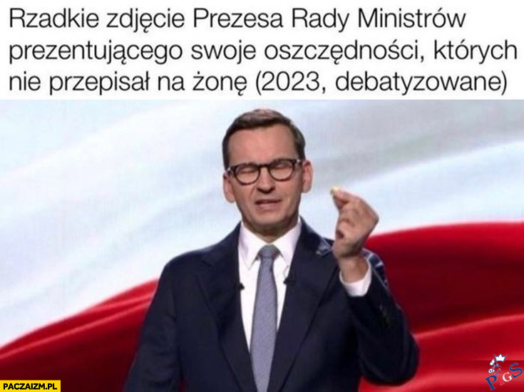 Rzadkie zdjęcie Prezesa Rady Ministrów