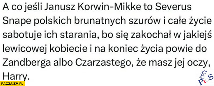 Severus Snape na miarę tego kraju
