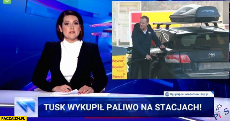 Tusk wykupił paliwo na stacjach