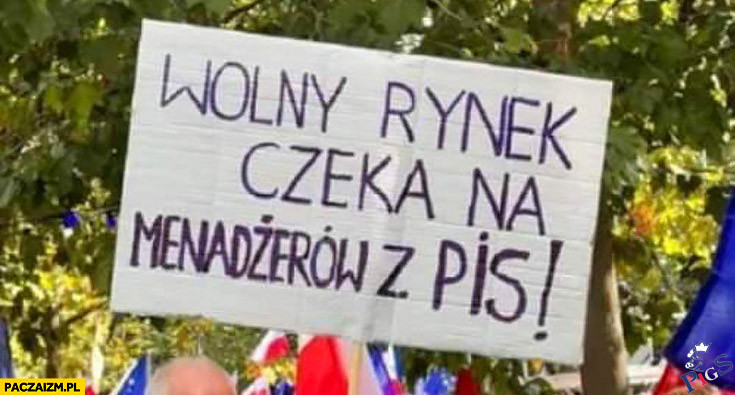 Wolny rynek czeka na manadżerów z PiS