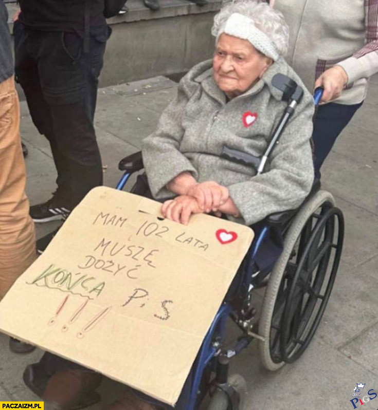 Zróbmy coś, aby ta pani dożyła