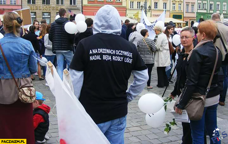 A na drzewach oczywiście