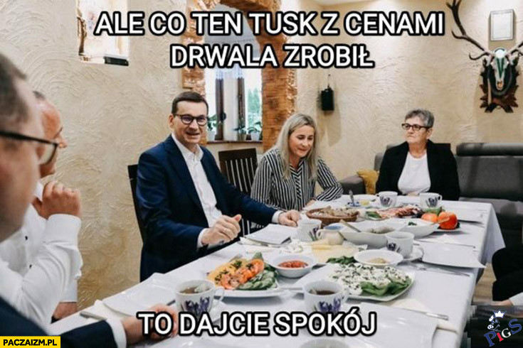 Ale co ten Tusk z cenami Drwala zrobił