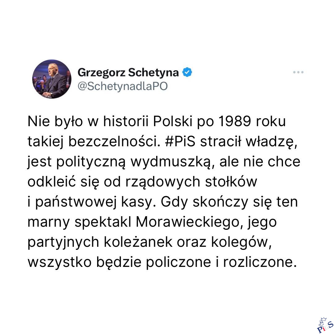 Bezczelność level PiS