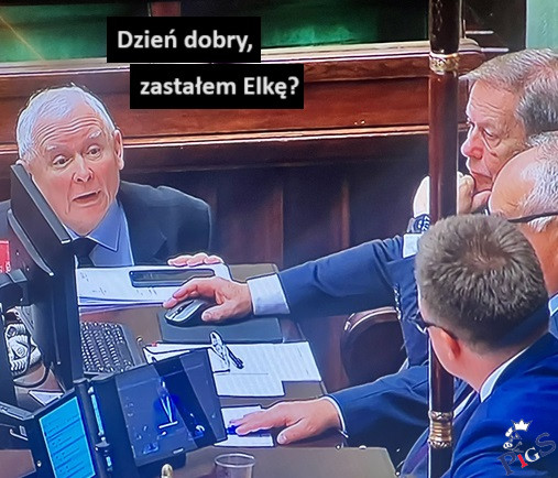 Dobry panie Szamanie, zastałem Elkę?